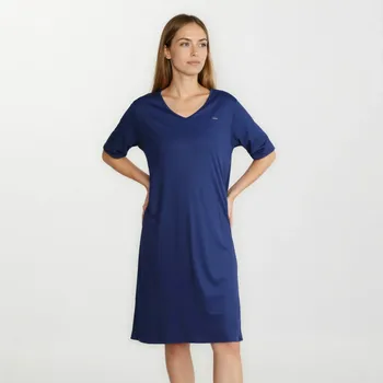 Dámské noční prádlo TREAT WEAR DÁMSKÁ NOČNÍ KOŠILE - SILKY 2: Indigo XL