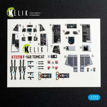 Plastikový model Reskit 1/72 F-14B Tomcat - interior 3D (HOBBYB)
