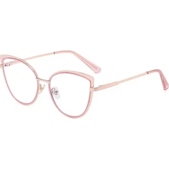 Brýlová obroučka Moderní brýle proti modrému světlu - Růžovo zlaté