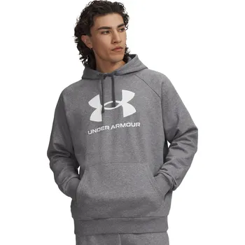 Pánská mikina Pánská mikina Under Armour UA Rival Fleece Logo HD 1379758-025 Šedá MD