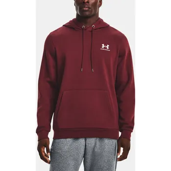 Pánská móda Pánská mikina Under Armour UA Essential Fleece Hoodi 1373880-690 Červená LG