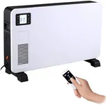 Solight Horkovzdušný konvektor KP02 | 2300W | ventilátor | termostat | dálkové ovládání | časovač | bílá-černá