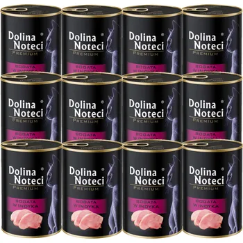 Krmivo pro kočku Dolina Noteci Premium pro kočky s vysokým obsahem krůtího masa 12x400g