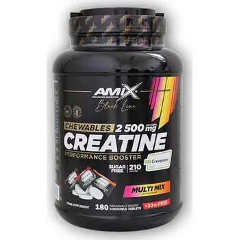 Kreatin Black Line Creatine Creapure 2500mg 210 Chewable Tabs Zero Sugar Multi