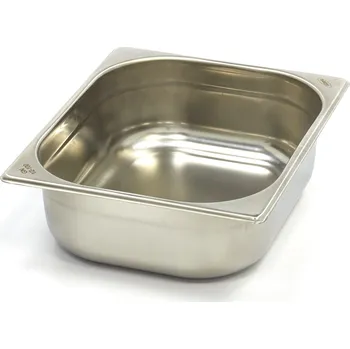 Dóza na potraviny Gastronádoba 1/2 GN – hloubka 10 cm – 32,5 x 26,5 cm – nerezová ocel