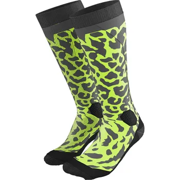 Ponožky Dynafit FT Graphic ultra yellow 25/26 Barva: žlutá / šedá, Velikost EU: 43-46