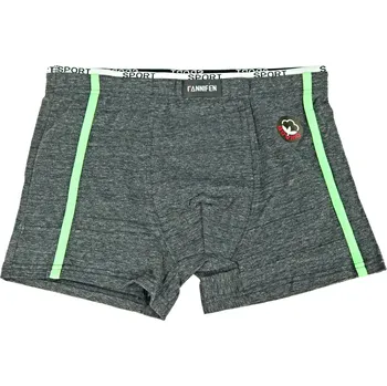 Boxerky FANNIFEN Pánské boxerky vzor 174 Velikost: XL, Barva: zelená