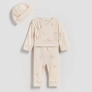 Dívčí mikina Reserved - Žerzejová souprava s čepicí - tělová - 871GK-02X - 871GK-02X-80