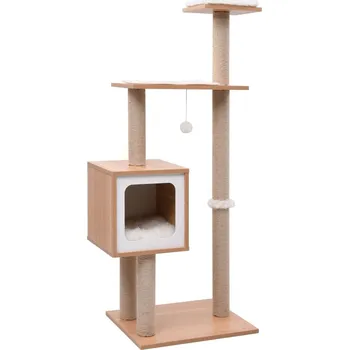 Škrabadlo pro kočky se sisalovým koberečkem 123 cm