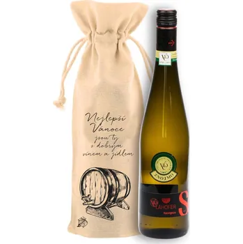 Víno Plátěný pytlík - sud, Nejlepší Vánoce s vínem Víno: Sauvignon 2024 - Lahofer