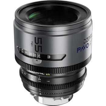 DZOFILM Pavo 2x Anamorphic 55 mm T2,1 pro PL/EF (S35) metric - Blue Coating