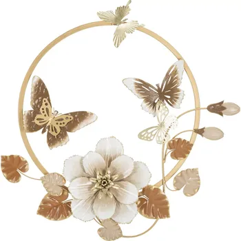 Nástěnná dekorace Rouns 63 cm zlatá