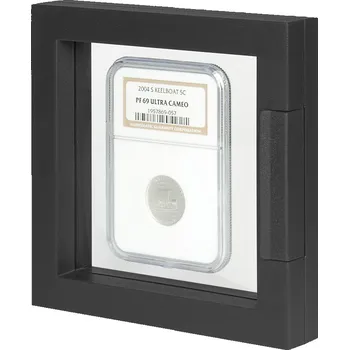 Obal pro sběratelský předmět Lindner NIMBUS ECO rámeček Barva: Černá, Velikost: 100 x 100 mm