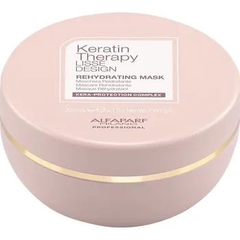 Vlasová kosmetika Alfaparf-Milano Kolekce-pece-o-vlasy Keratin-Therapy-Lisse-DesignRehydrating Mask 200 ml (3&nbsp;040,00 Kč / 1 l)