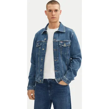 Pánská bunda Tommy Jeans pánská modrá džínová bunda 99908637-2188737