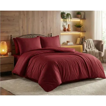 Povlečení Povlečení z bavlněného saténu červené