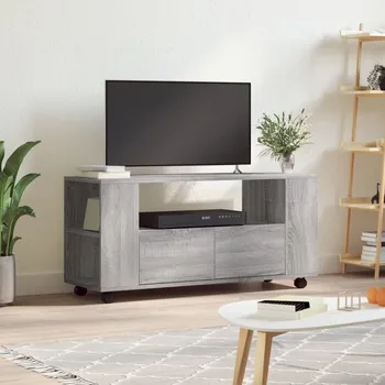 Televizní stolek vidaXL TV skříňka 102 x 34,5 x 43 cm kompozitní dřevo [833747] Barva: šedá sonoma