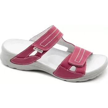 Dámská zdravotní obuv Pantofle NINA zdravotní obuv dámská červená orch. Medistyle 37 (Oblíbená obuv v nových barvách)