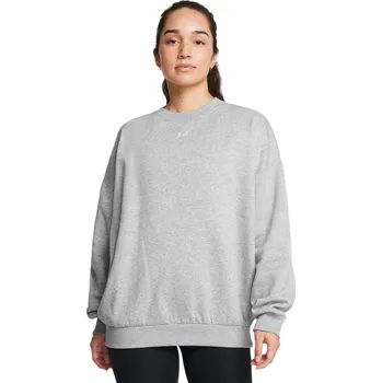 Dámská mikina Dámská mikina Under Armour Rival Fleece OS Crew-GRY 1386463-011 Šedá MD