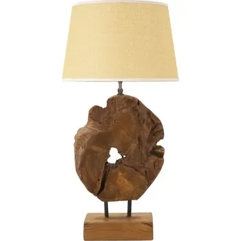 Lampička Stolní lampa Kepala 35 cm z masivu hnědá