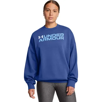 Dámská mikina Dámská mikina Under Armour Rival Fleece WordmarkOS C 1386513-432 Modrá MD