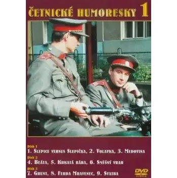 Četnické humoresky 1 - 3xDVD /plast/ bazarové zboží