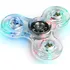 Gadget Fidget Spinner LED svítící, transparentní