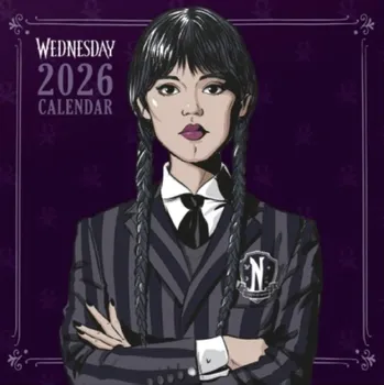 Kalendář Nástěnný kalendář 2026 Wednesday Netflix