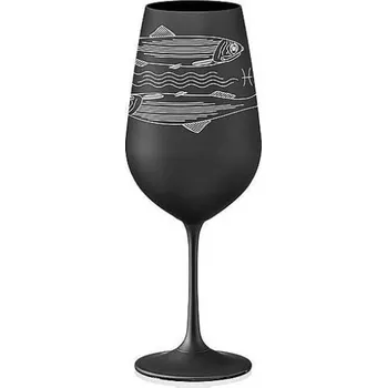 Sklenice Sklenice Viola 550 ml Ryby, černé