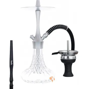 Čistič dýmky Vodní dýmka 44 cm, Aladin Alux 380 stříbrná