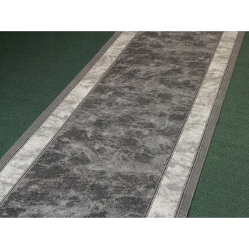 Koberec Běhoun Mas Tmavě šedá koberec šíře 0,67m