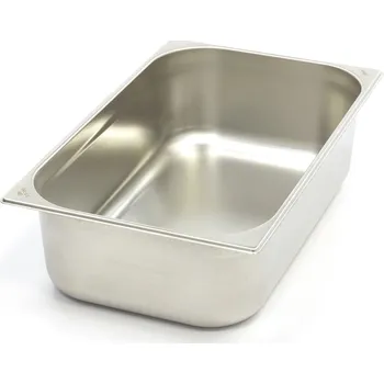 Dóza na potraviny Gastronádoba 1/1 GN – hloubka 15 cm – 53 x 32,5 cm – nerezová ocel