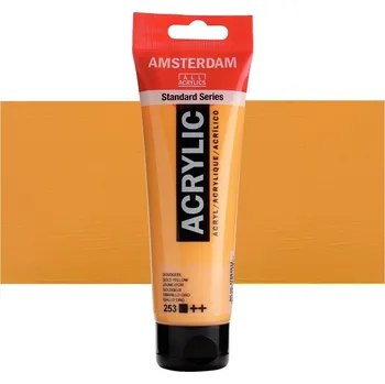 Vodová barva Akrylová Barva Amsterdam Standard 120ml, Zlato-žlutá