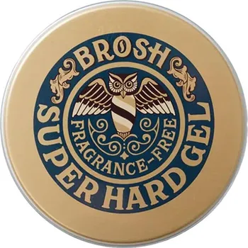 Stylingový přípravek Silný gel na vlasy bez parfemace BROSH Mini Super hard gel Fragrance free 70 g