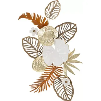 Nástěnná kovová dekorace Bouquet 50,8 cm vícebarevná
