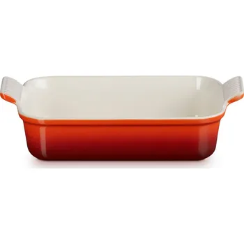 zapékací misa a miska Zapékací mísa HERITAGE 26 cm, 2,4 l, CERISE, kamenina, Le Creuset - doprava zdarma od 2999 Kč