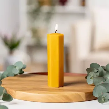 Svíčka Tvoje svíčka Včelí svíce Šestihran 15 cm