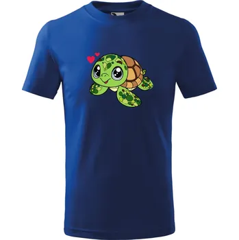 Dětské tričko Želvička Barva: Modrá, Velikost: 146
