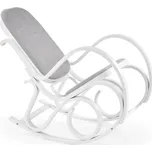 Houpací křeslo Halmar MAX BIS PLUS bílé