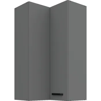 Koupelnový nábytek Rohová skříň 90°, vysoká 108 cm Antracit