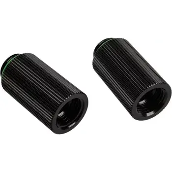 Hadicová spojka BitsPower Adaptér Touchaqua přímý G1/4 palce vnější na G1/4 palce vnitřní 30mm černá (TA-F63-GB)