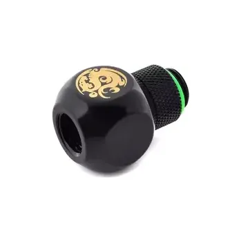 Kompresor BitsPower Otočný Q-splitter 1x G1/4 (M) 2x G1/4 (F) matná černá (BP-MBTIIR-C)