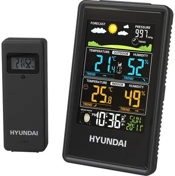 Meteostanice Hyundai WS 2350, černá Meteostanice