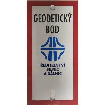 Informační tabulka Informační tabulka plastová pro OTZ s červeným pruhem - dočasná (Tabulka na ochranné tyče)