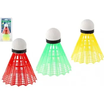 Badmintonový košíček Míčky/Košíčky na badminton barevné plast 3ks