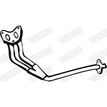 Výfukový systém Výfuková trubka WALKER 02671