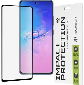 Ochranné sklo Techsuit 111D pro Samsung Galaxy S10 Lite černé