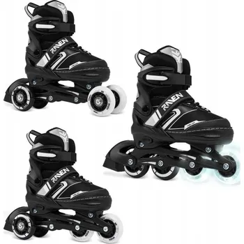 Kolečkové brusle Raven Helixi Black/Grey 3v1 EU 34-37 + DÁREK