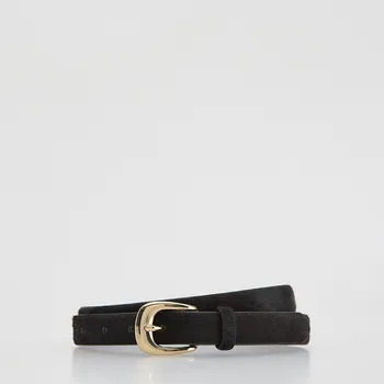 Dámský kabát Reserved - LADIES` BELT - tmavě hnědá - 036FD-89X - 036FD-89X-L
