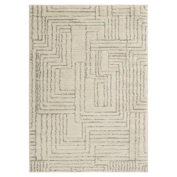 Koberec Koberec s geometrickým vzorem LISA krémový 120x170 cm